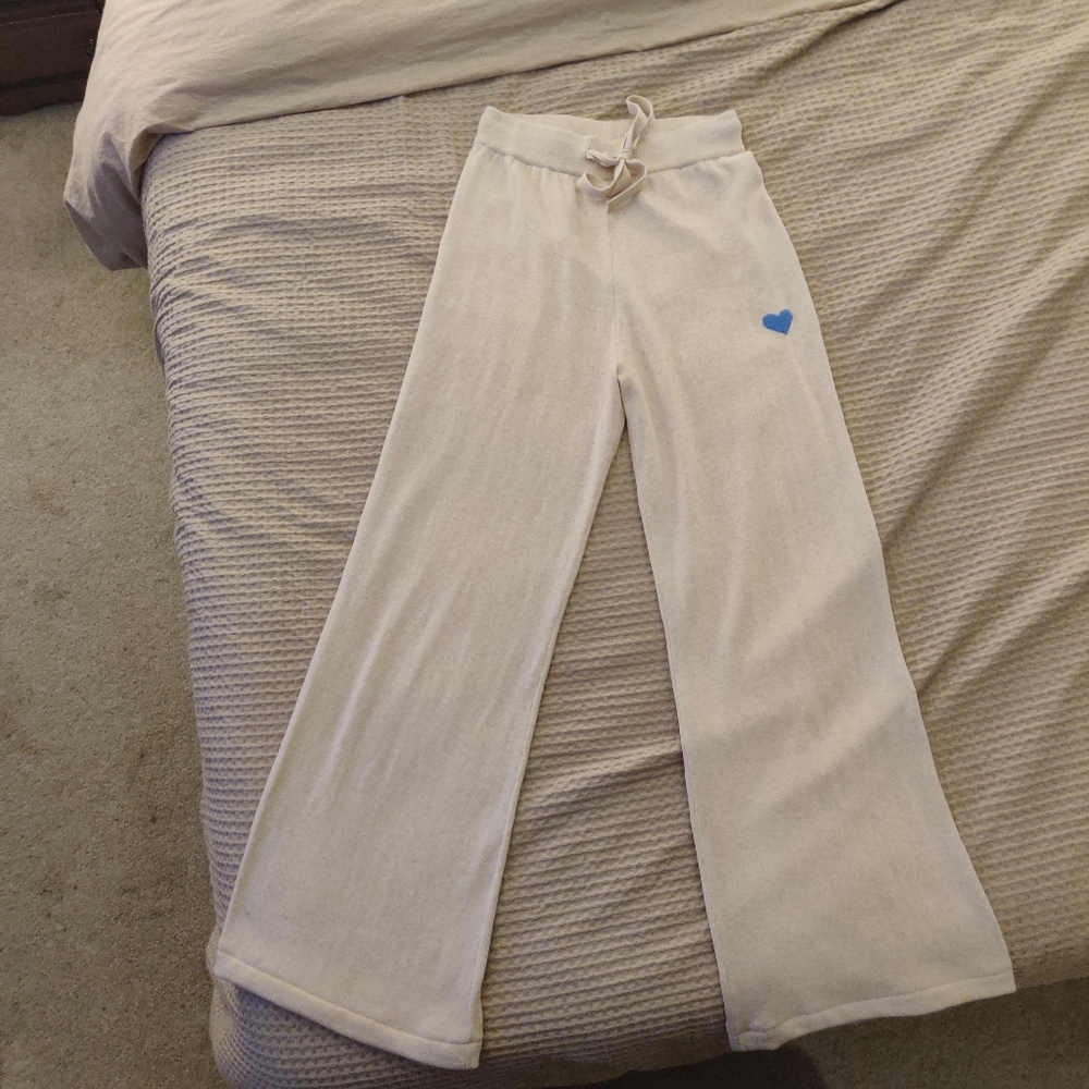 Stunning Kerri Rosenthal Cotton Cashmere Lounge Pants